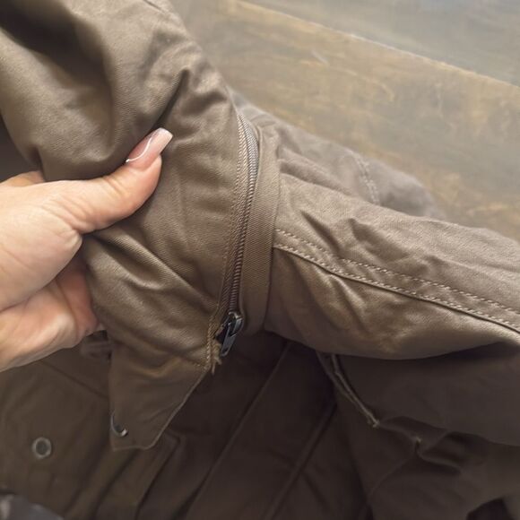 NWT Mens Winter Jacket Military Cargo Bomber Hooded Tactical Zip Sherpa - Picture 11 of 13